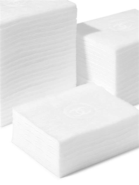 chanel corton pads|Chanel make up remover.